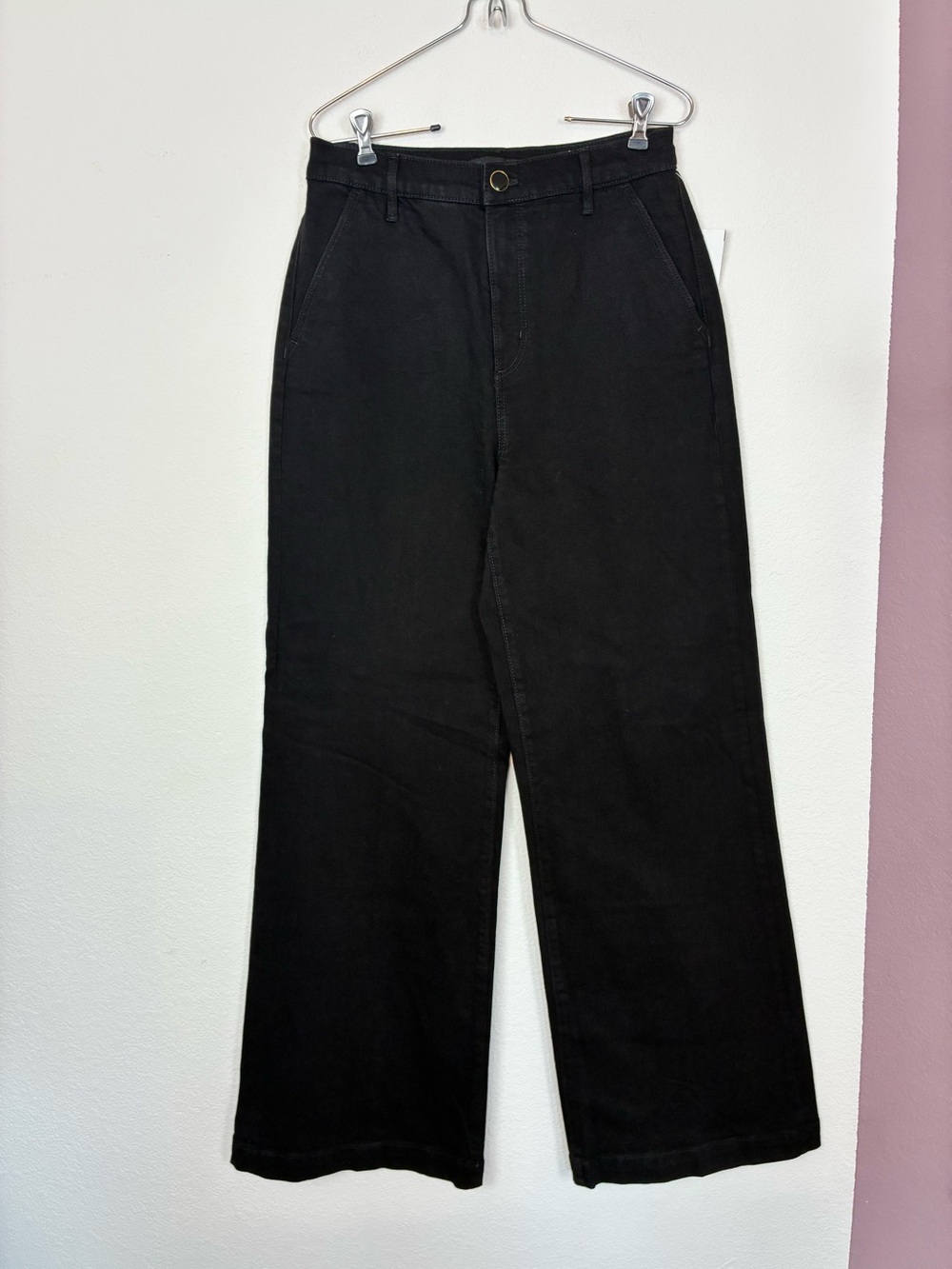 Ann Taylor BNWT Dark Black Wide Leg Trouser Jeans